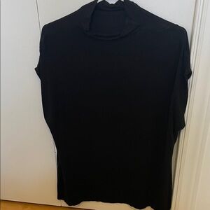 RW&CO. Elegant Black Short Sleeve Top